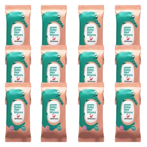 دستمال مرطوب کودک نیوساد مدل Crocodile دوازده بسته 100 عددی