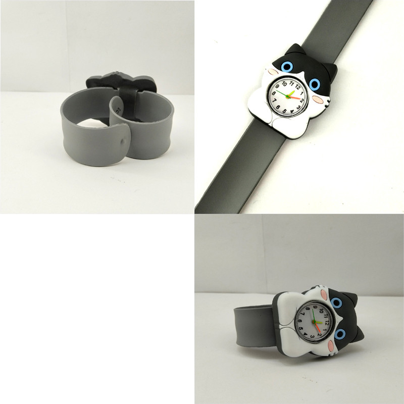 ساعت مچی عقربه ای بچگانه مدل گربه ملوس کد 2