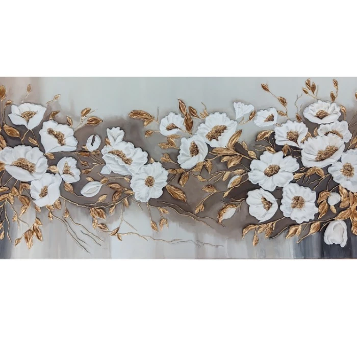 تابلو برجسته طرح گل افشان مدل دکوراتیو کد 2523