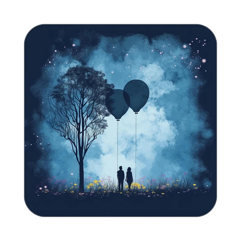 زیر لیوانی کاکتی مدل عاشقانه کد mp12706