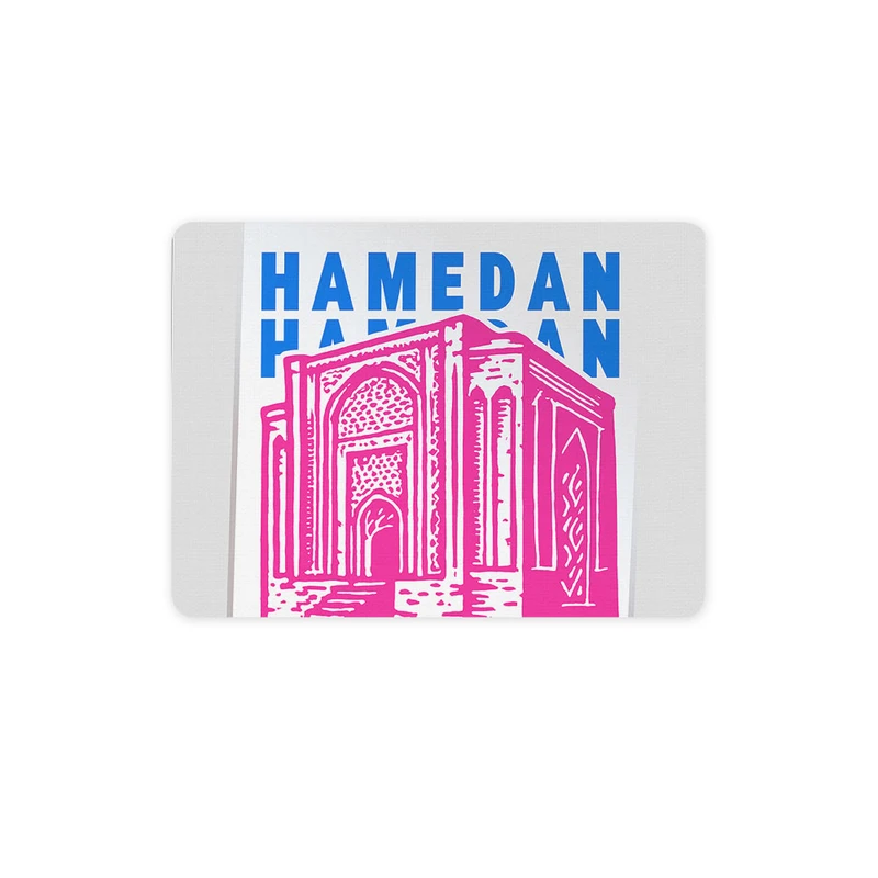 ماوس پد ترمه طراحان ایده مدل نماد گنبد علویان همدان کد map0038 سایز 19*28 سانتی متر