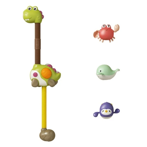 اسباب بازی حمام توماما کیدز مدل TM373-B طرح دایناسور بسته 4 عددی