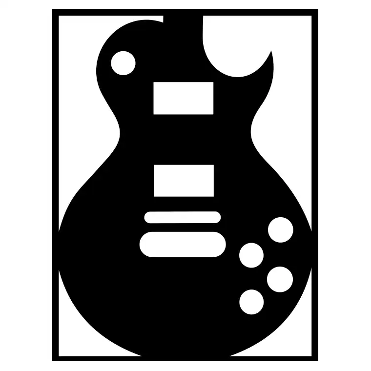 شابلون مدل گیتار الکتریک کد SP521-2