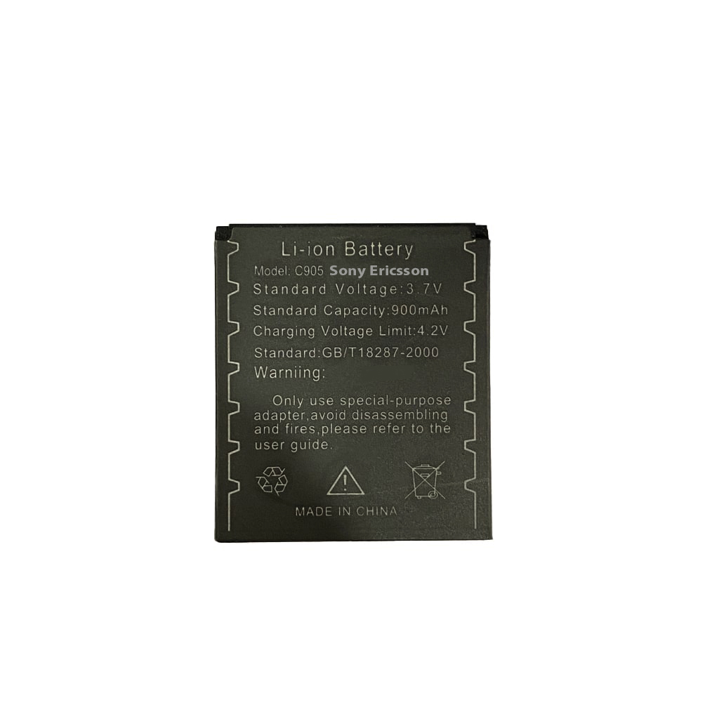 باتری موبایل مدل BST-38 ظرفیت 900 میلی آمپر ساعت مناسب برای گوشی موبایل سونی اریکسون C905 / W995