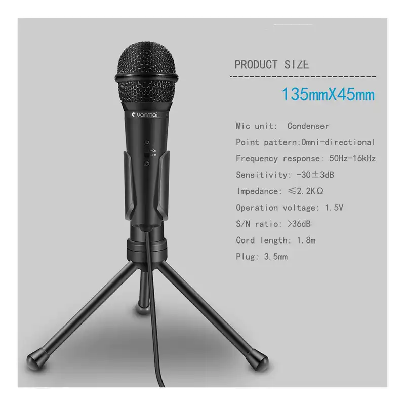 میکروفن کندانسر یانمای مدل SF-910 2020