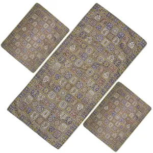 ست سه تکه رومیزی ترمه مدل شهداد کد 906