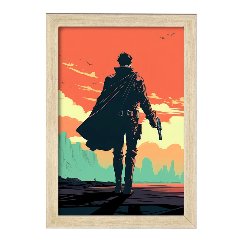 تابلو خندالو مدل کابوی (Cowboy) کد F2672