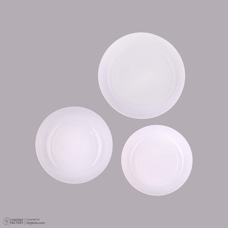 سرویس غذاخوری 3 پارچه 1 نفر گلدن اوپال مدل دیوالی کد 235