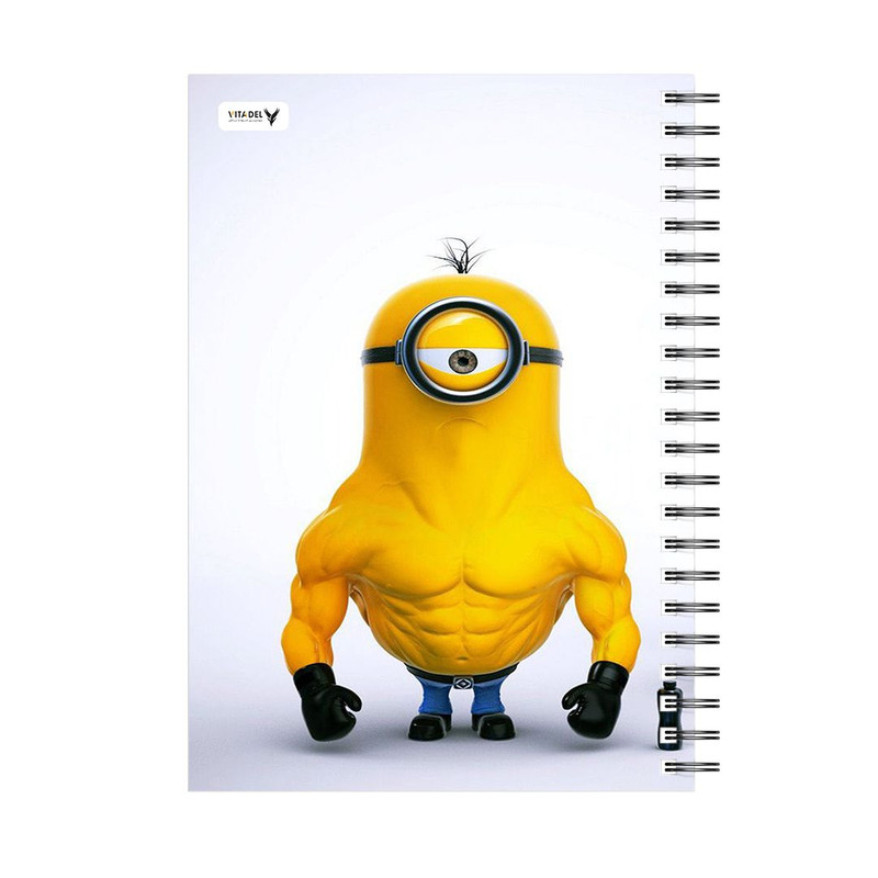 دفتر 120 برگ ویتادل طرح مینینون ها مدل 8