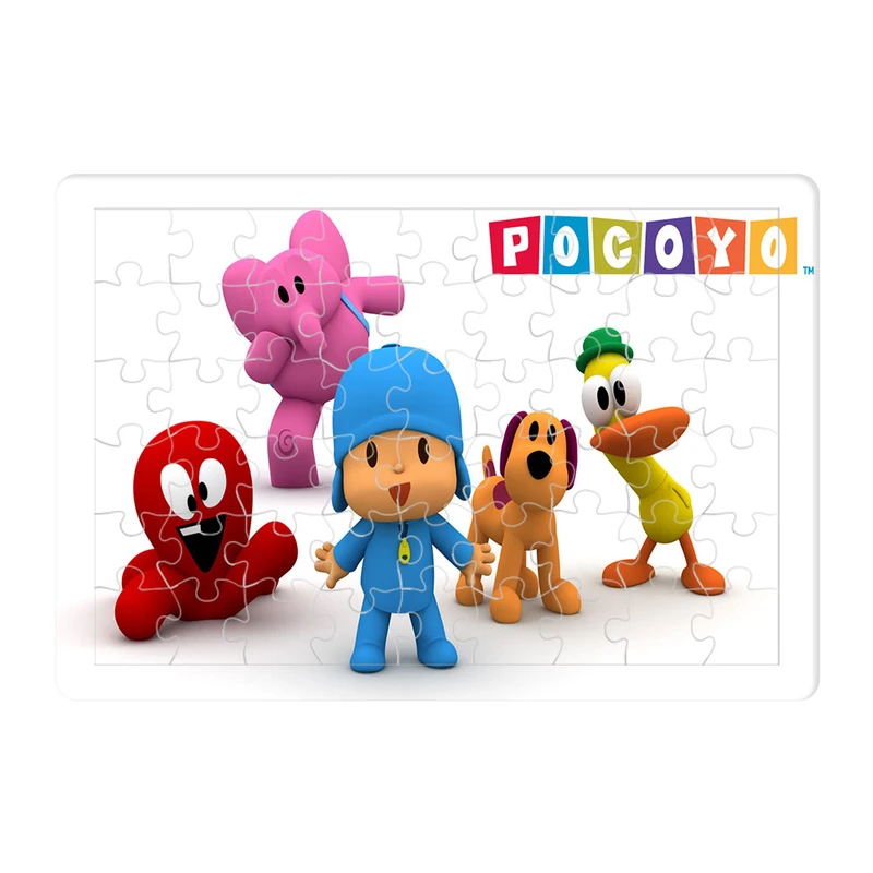 پازل 54 تکه هومرو مدل PL238 طرح انیمیشن پوکویو