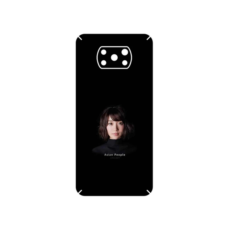 برچسب پوششی ماهوت مدل Portrait of an Asian Woman مناسب برای گوشی موبایل شیائومی Poco X3 Pro
