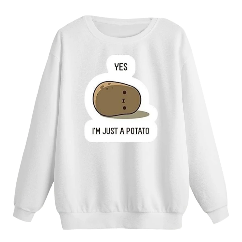 سویشرت زنانه مدل سیب زمینی غمگین کد p1  