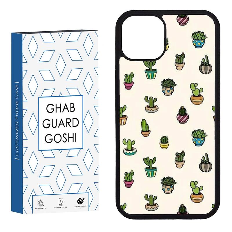 کاور قاب گارد گوشی طرح  کاکتوس کد FB-1054 مناسب برای گوشی موبایل اپل iphone 13 / 14  
