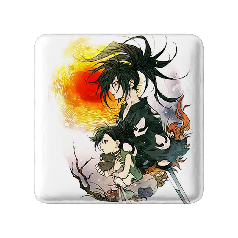 پیکسل خندالو طرح هیاکیمارو و دورورو انیمه دورورو مدل مربعی کد 33624