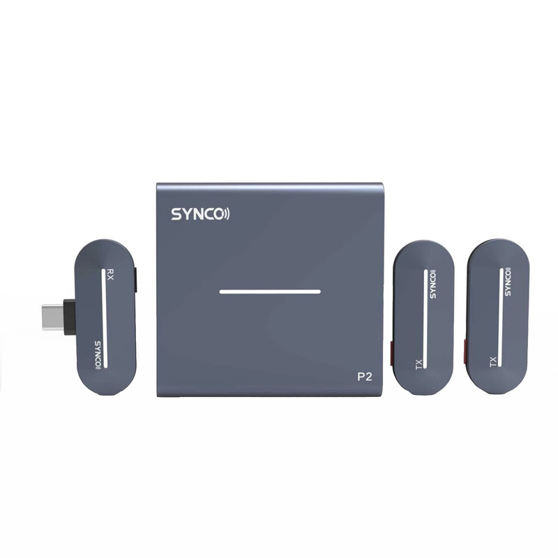 ست میکروفن بی سیم یقه ای سینکو مدل P2L