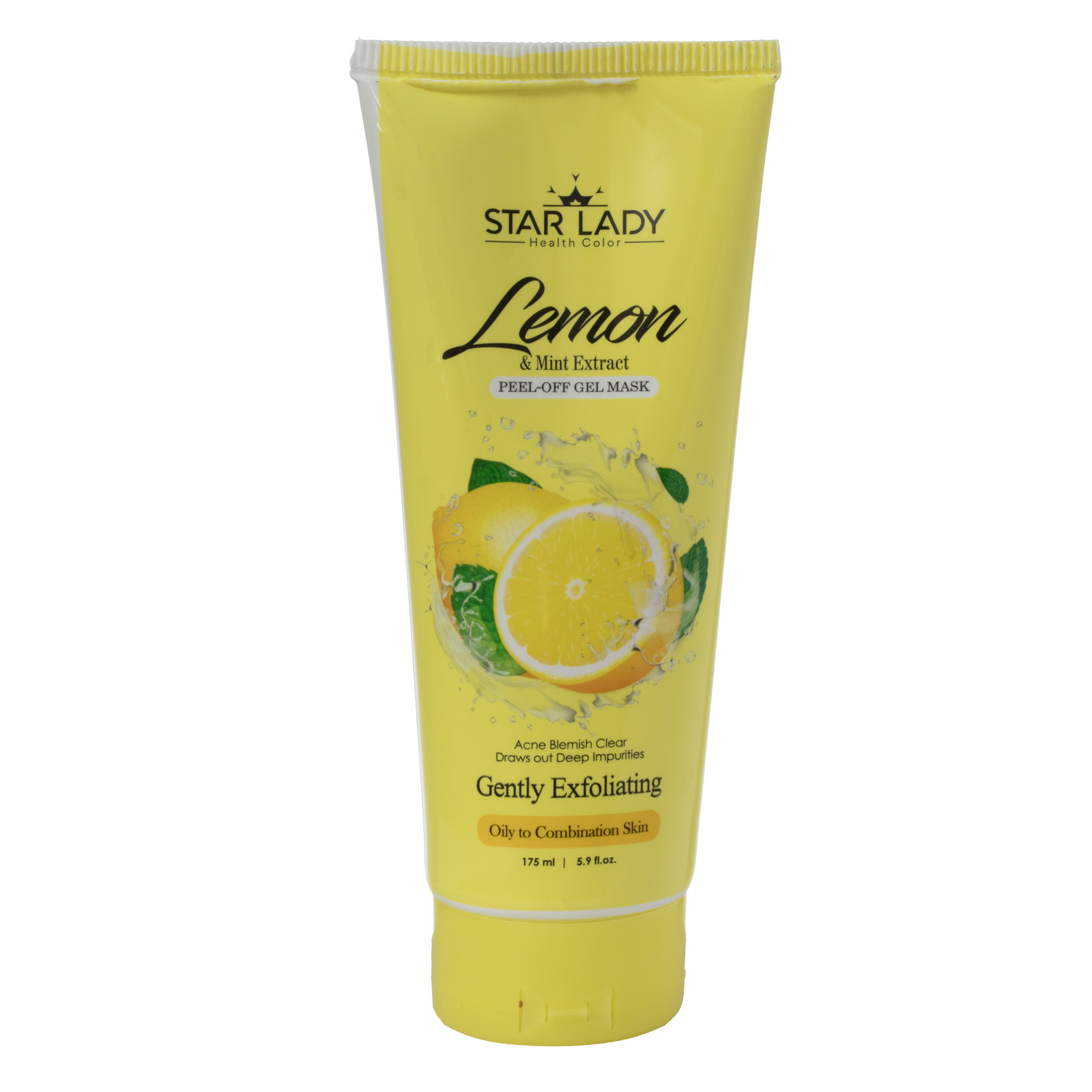 ژل ماسک صورت استارلیدی مدل ضد جوش لیمو و نعنا حجم 175 میلی لیتر