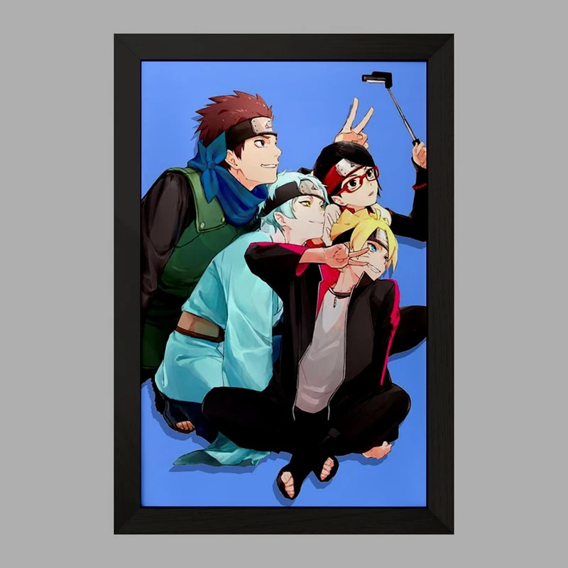 تابلو خندالو مدل بوروتو و دوستان انیمه بوروتو Boruto کد 13156