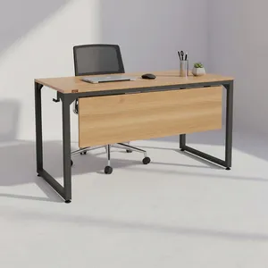 میز اداری دیزم مدل مونتاژی  TLD_front_120×60_LIGHT