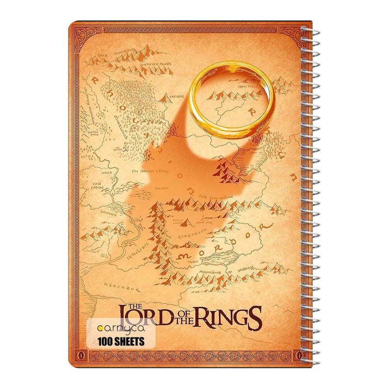 دفتر مشق 100 برگ سیمی کارنیکا طرح ارباب حلقه ها Lord of the Rings کد 79062
