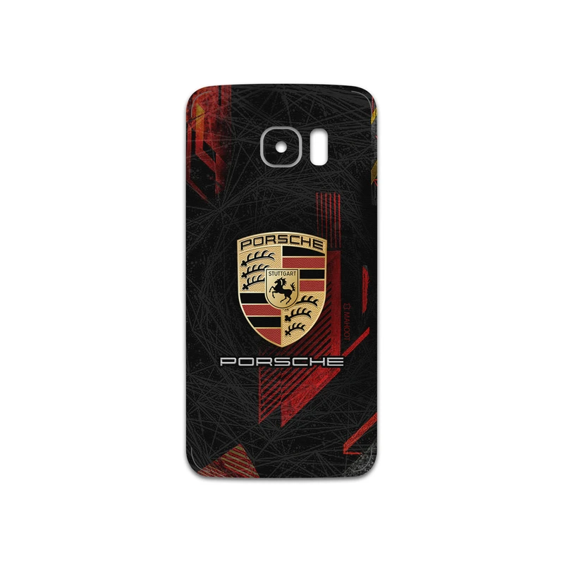 برچسب پوششی ماهوت مدل Porsche مناسب برای گوشی موبایل سامسونگ Galaxy S7 Edge