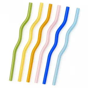 نی مدل رنگی بسته ۶ عددی 