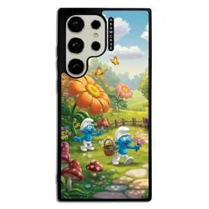 AKAM AMC-WSGS23U-SMURFS-9 Cover For Samsung Galaxy S23 Ultra
