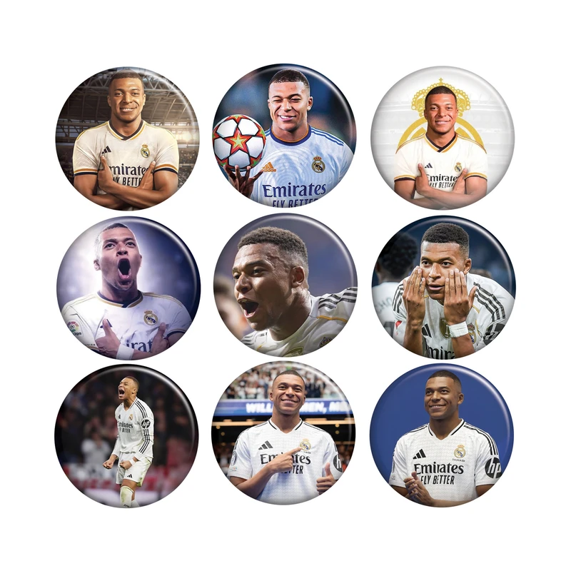 پیکسل ابیگل طرح کیلیان امباپه رئال مادرید کد 003 مجموعه 9 عددی