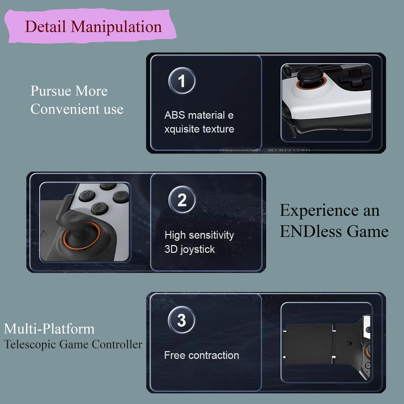 دسته بازی بلوتوثی مدل JK03