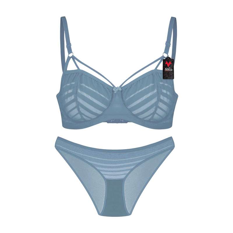 ست شورت و سوتین زنانه شباهنگ مدل COMFORTY رنگ فیلی