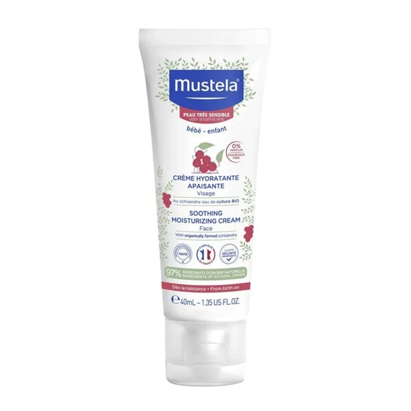 کرم مرطوب کننده موستلا مدل soothing حجم 40 میلی لیتر