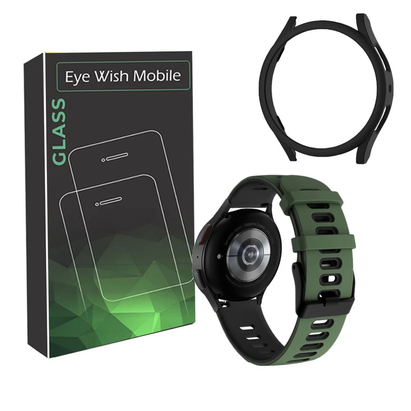 بند آی ویش مدل HIKE مناسب برای ساعت هوشمند سامسونگ GALAXY WATCH 6 CLASSIC 43 MM به همراه کاور