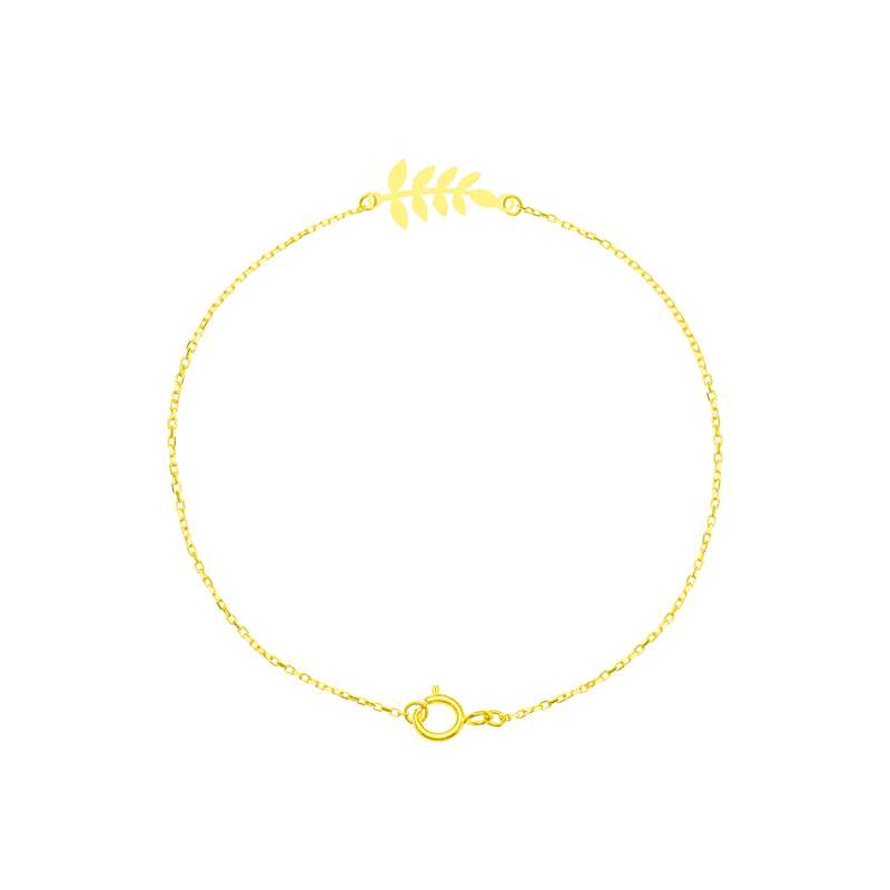 پابند طلا 18 عیار زنانه ترابی گالری مدل خوشه GAN014