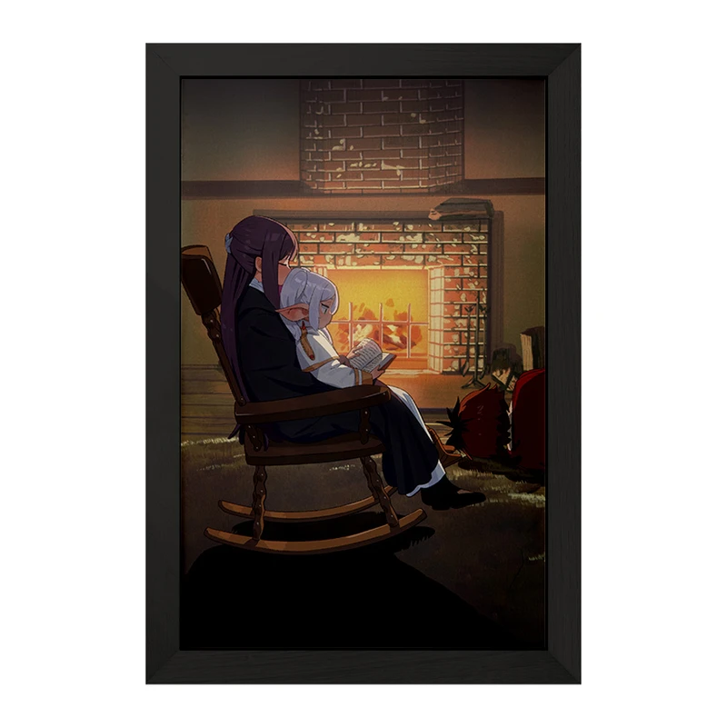 تابلو خندالو مدل اشتارک، فریرن و فرن انیمه فریرن کد 33834