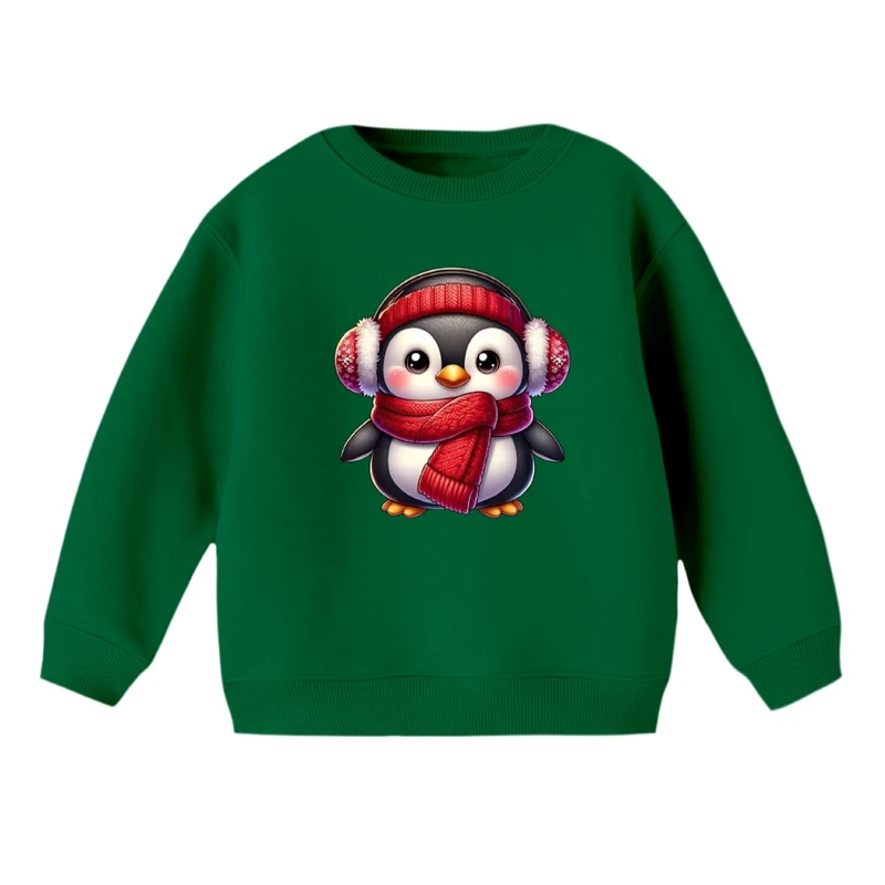 سویشرت بچگانه مدل پنگوئن کریسمس کد 9