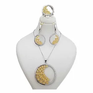 نیم ست نقره زنانه ترمه 1 طرح گل کد AR61