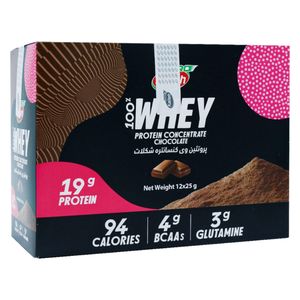 پروتئین وی با طعم شکلات کاله پرو - 25 گرم بسته 12 عددی