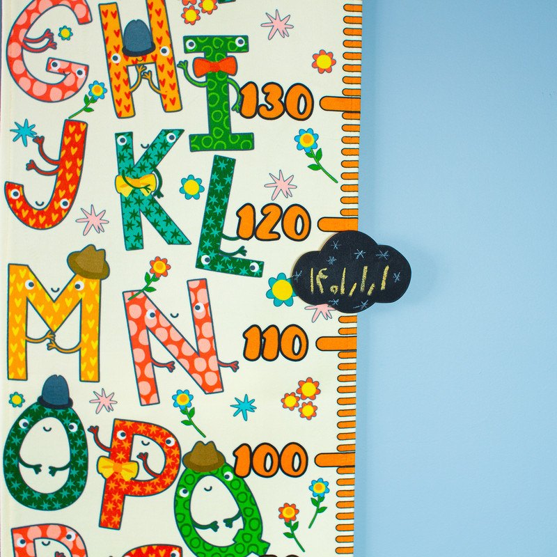 متر اندازه گیری کودک طرح Cute Alphabet کد NS128 متر اندازه گیری کودک طرح Cute Alphabet کد NS128