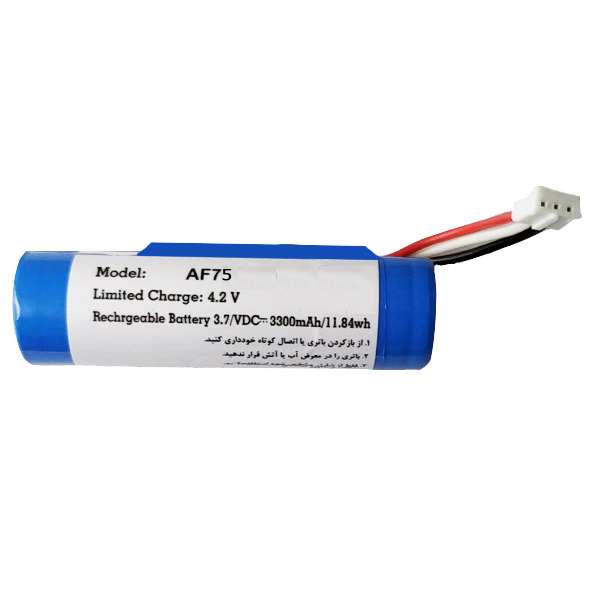 باتری کد AF75 ظرفیت 3300 میلی آمپر ساعت مناسب برای دستگاه کارتخوان آنفو af75