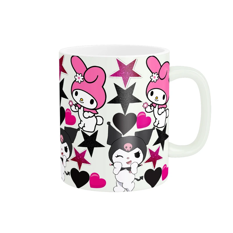 ماگ پادآفرین مدل کارتون کرومی و مای ملودی Kuromi کد PM3293