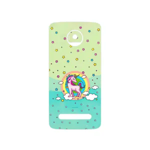 MAHOOT Rainbow unicorn adventure Cover Sticker for Motorola Moto Z2 Play