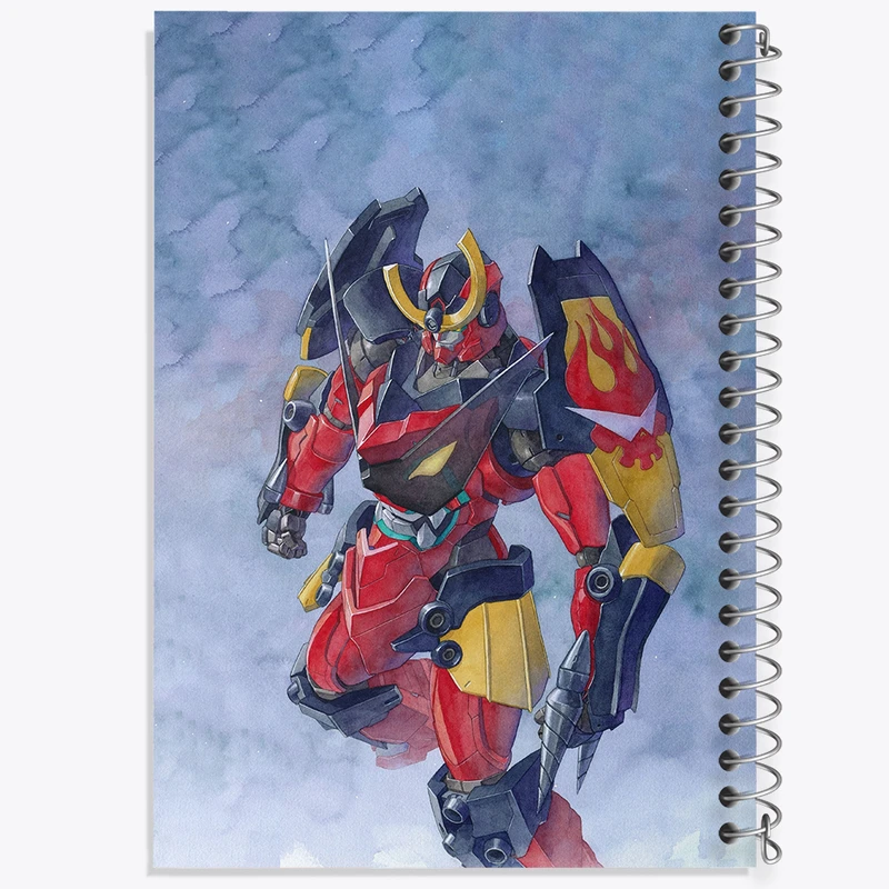 دفتر شطرنجی 50 برگ خندالو مدل انیمه گورن لاگان کد 32296