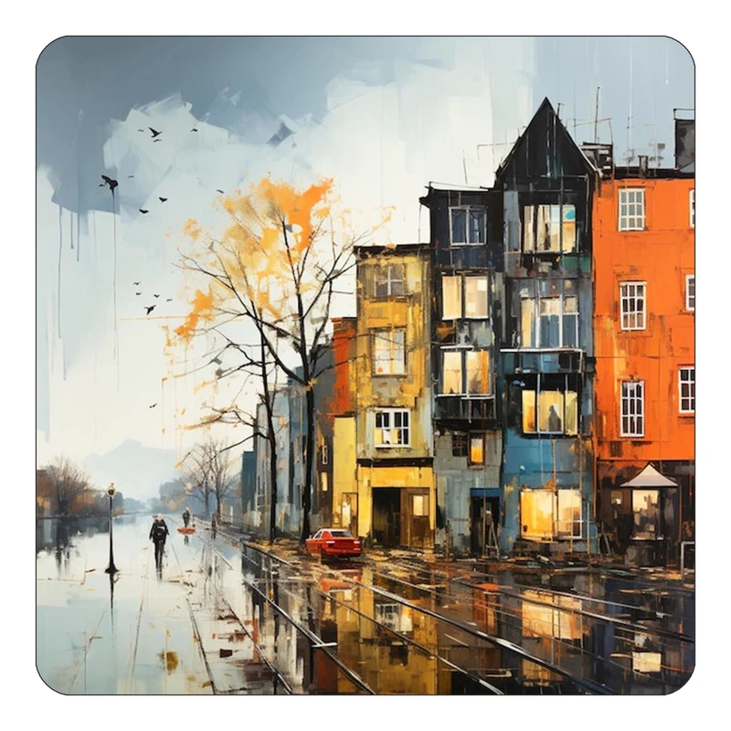 مگنت کاکتی طرح نقاشی رنگ روغن مدل mp71086