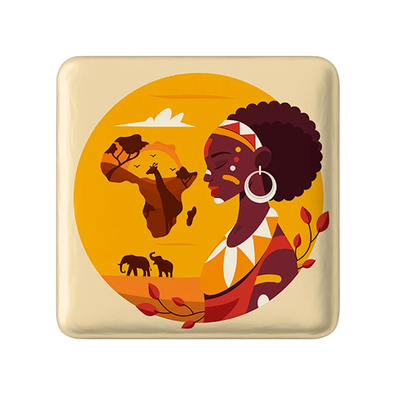 پیکسل خندالو طرح آفریقا Africa مدل مربعی کد 29827