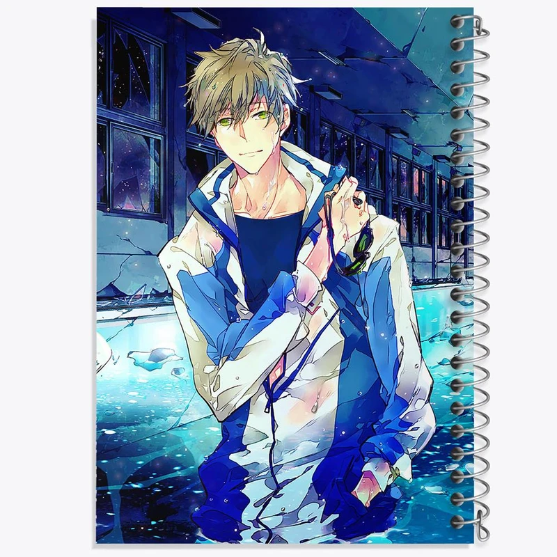 دفتر مشق 100 برگ خندالو طرح ماکوتو انیمه فری تیل Fairy Tail کد 15620