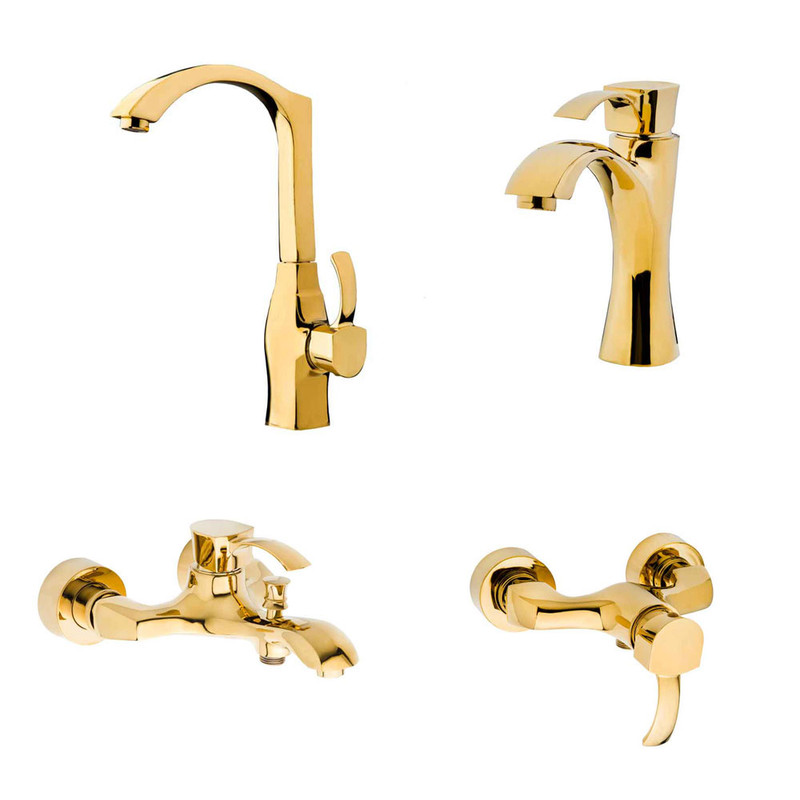 ست شیرآلات مدل آرسس مجموعه 4 عددی ست شیرآلات مدل آرسس مجموعه 4 عددی