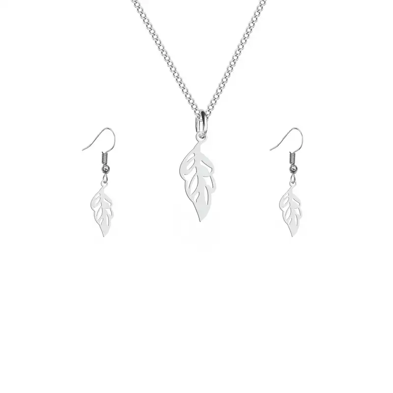 نیم ست هایکا طرح برگ مدل s.ha1-14