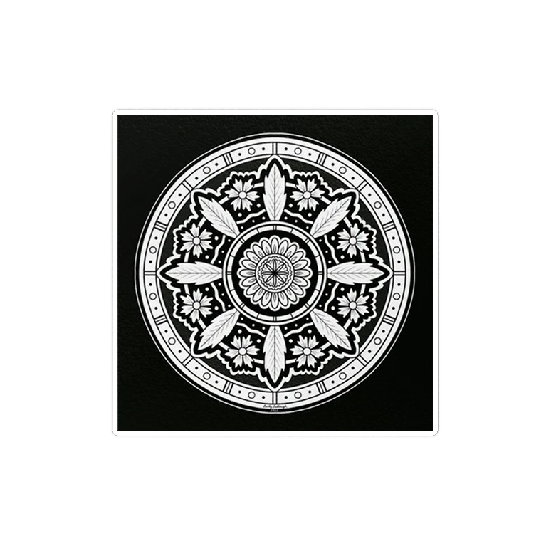 استیکر لپ تاپ ماسا دیزاین طرح ماندالا مدل STK1342