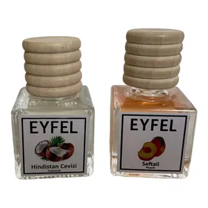 خوشبوکننده هوا خودرو ایفل مدل نارگیل و هلو حجم 10 میلی لیتر بسته 2 عددی