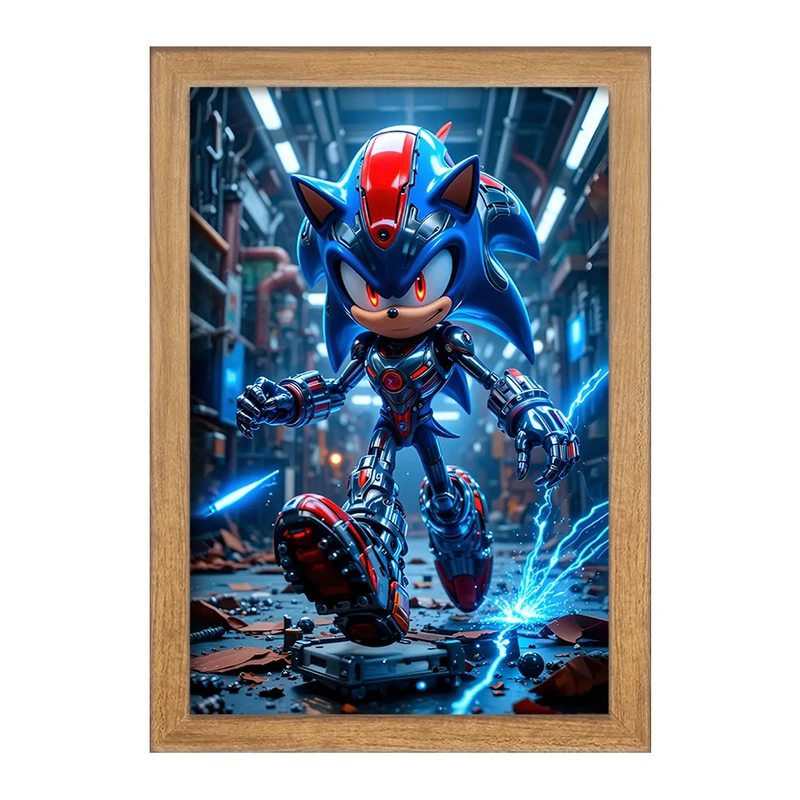 تابلو خندالو مدل سونیک (Sonic) کد F12641