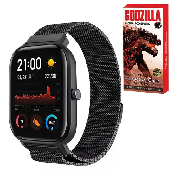 بند گودزیلا مدل G-Milan مناسب برای ساعت هوشمند امیزفیت GTS 2 Mini